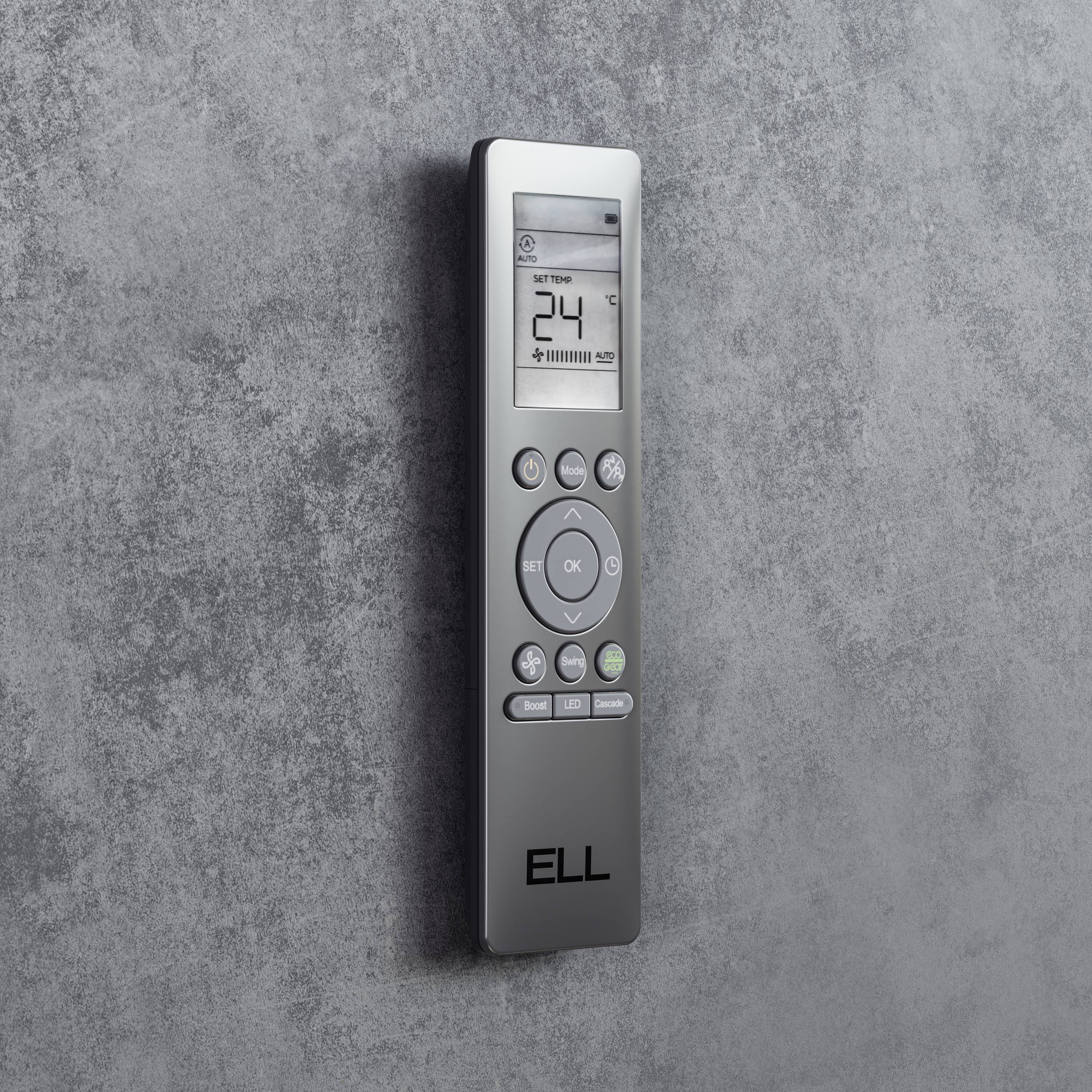 ELL Split-Klimagerät 100863 EEK Heizen/Kühlen: A++ (A+++ - D)/A+++ (A+++ - D) 0.90 kW 250 m³ Gold-25