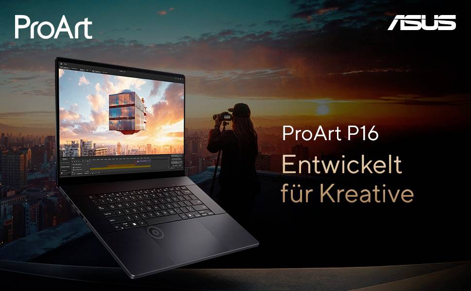 ASUS ProArt P16 H7606WM-RJ049X - AMD Ryzen AI 9 HX 370 - 32 GB RAM - 1 TB NVMe - 16" - TL: Deutsch, QWERTZ-5