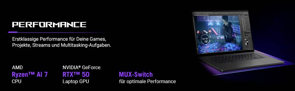ASUS ROG Zephyrus G16 GA605KM-QR004W - AMD Ryzen AI 7 350 - 16 GB RAM - 1 TB NVMe - 16" - TL: Deutsch, QWERTZ-5
