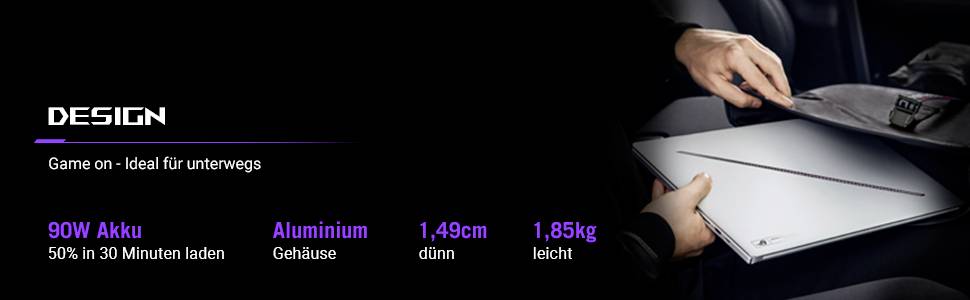 ASUS ROG Zephyrus G16 GA605KM-QR004W - AMD Ryzen AI 7 350 - 16 GB RAM - 1 TB NVMe - 16" - TL: Deutsch, QWERTZ-9