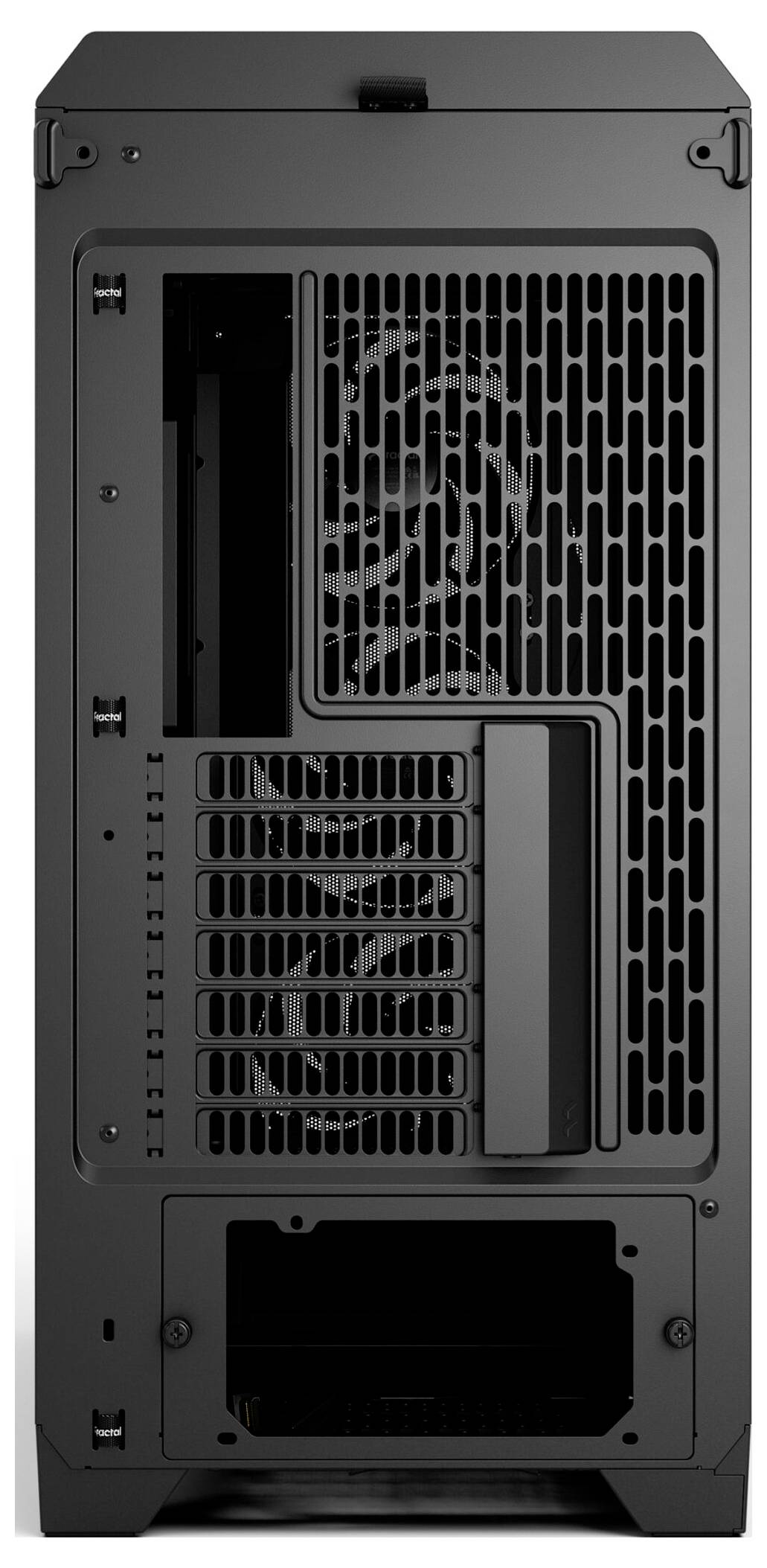 Fractal Design FD-C-MES3X-01 Tower PC-Gehäuse Schwarz Staubfilter-6