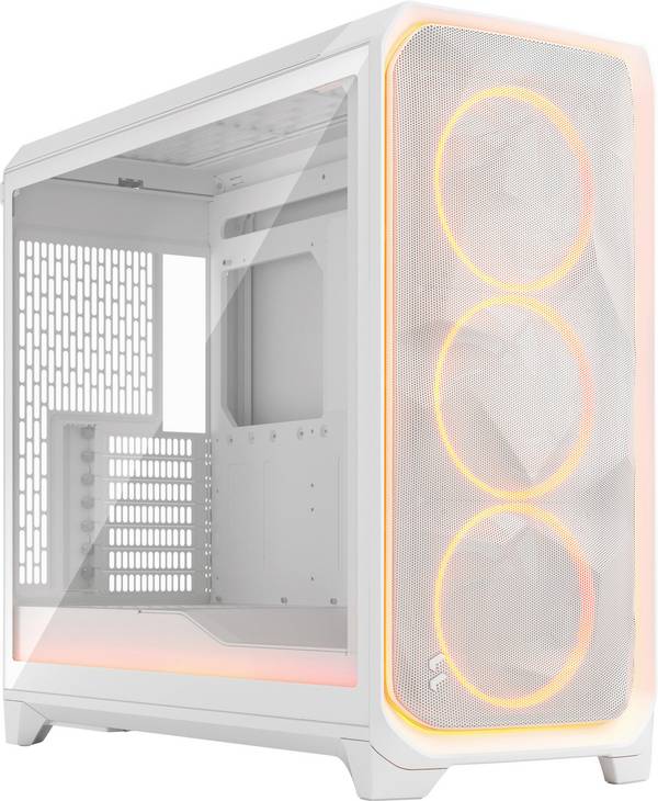 Fractal Design FD-C-MES3X-05 Tower PC-Gehäuse  Weiß Staubfilter