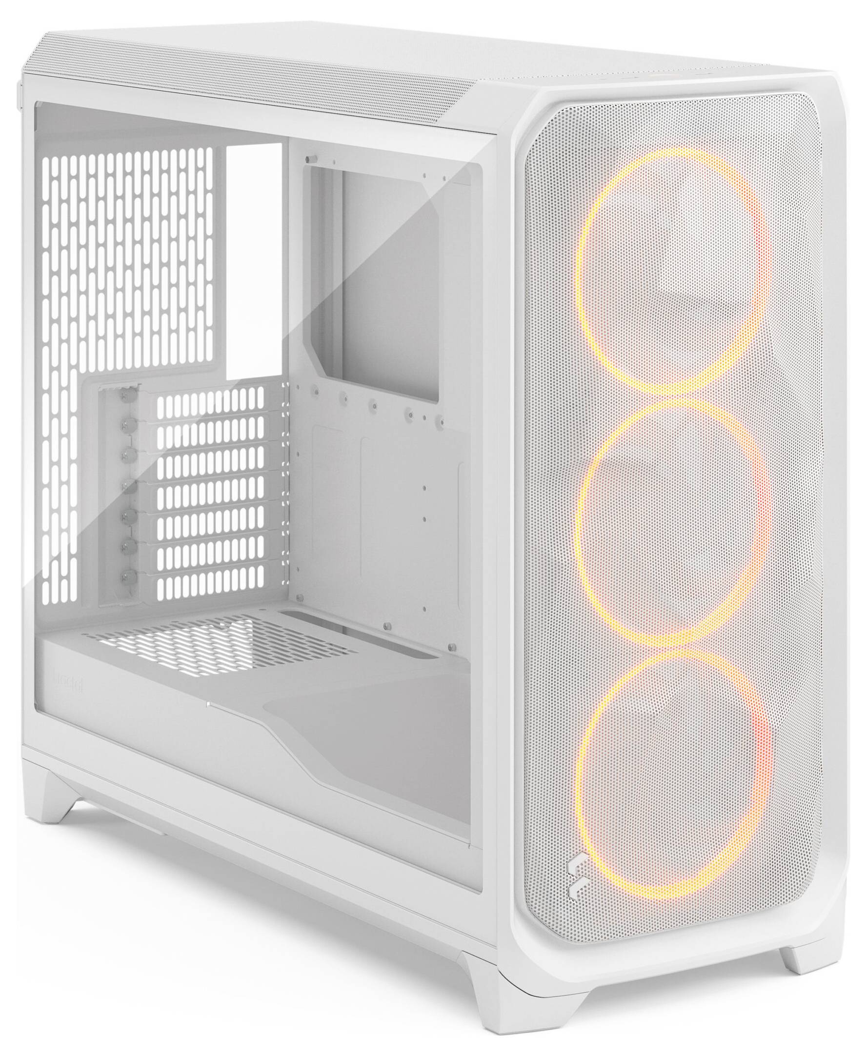 Fractal Design FD-C-MES3X-06 Full Tower PC-Gehäuse Weiß Staubfilter, Seitenfenster-2