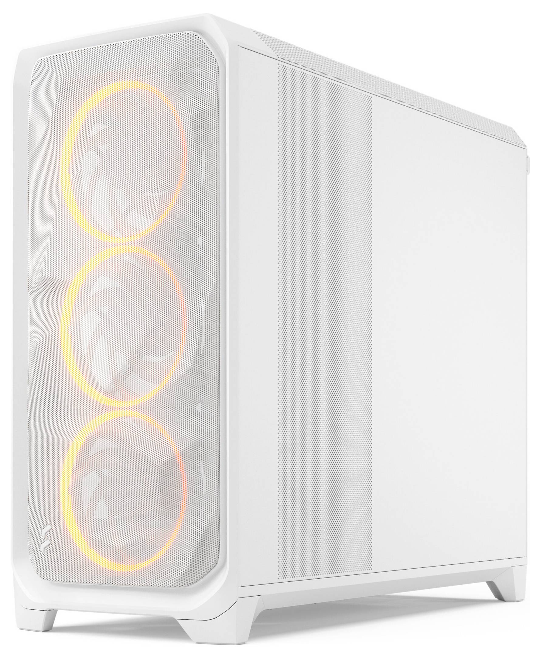 Fractal Design FD-C-MES3X-06 Full Tower PC-Gehäuse Weiß Staubfilter, Seitenfenster-4