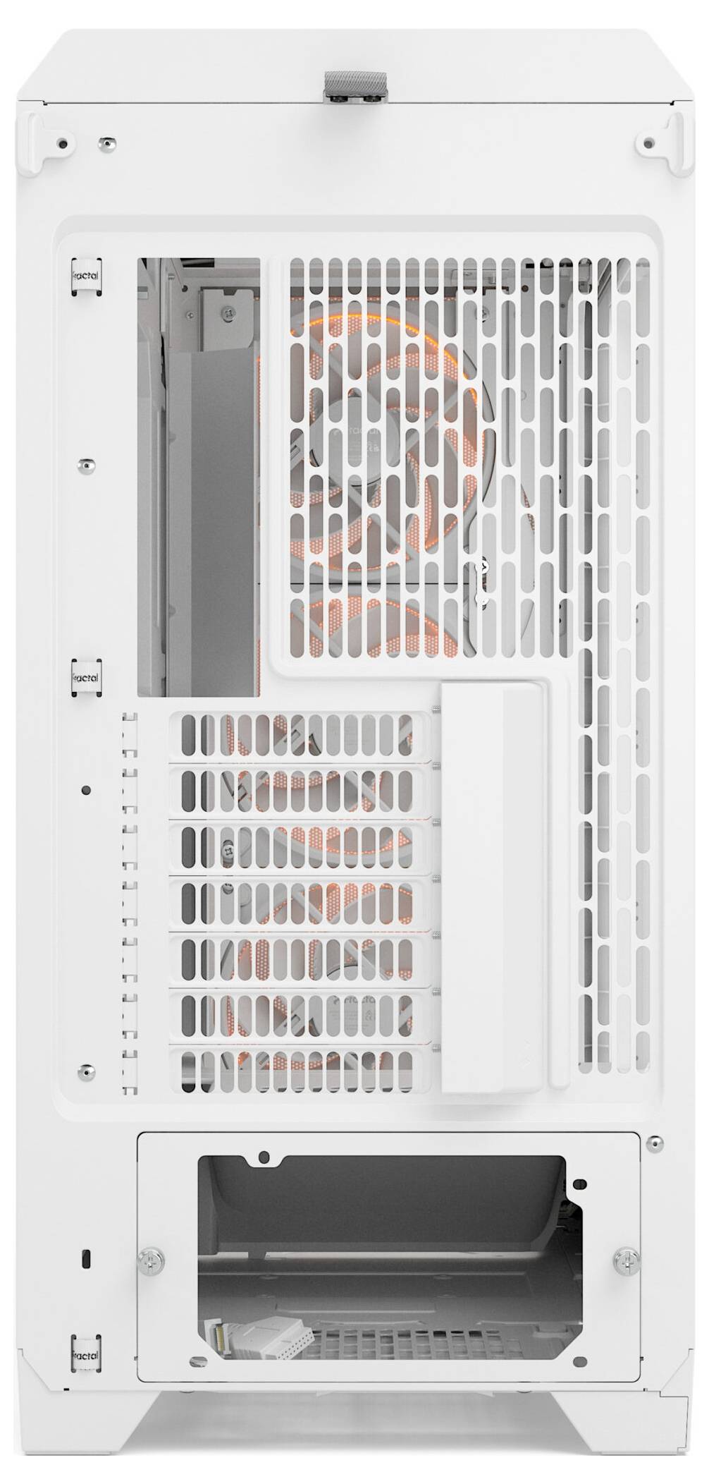Fractal Design FD-C-MES3X-06 Full Tower PC-Gehäuse Weiß Staubfilter, Seitenfenster-6