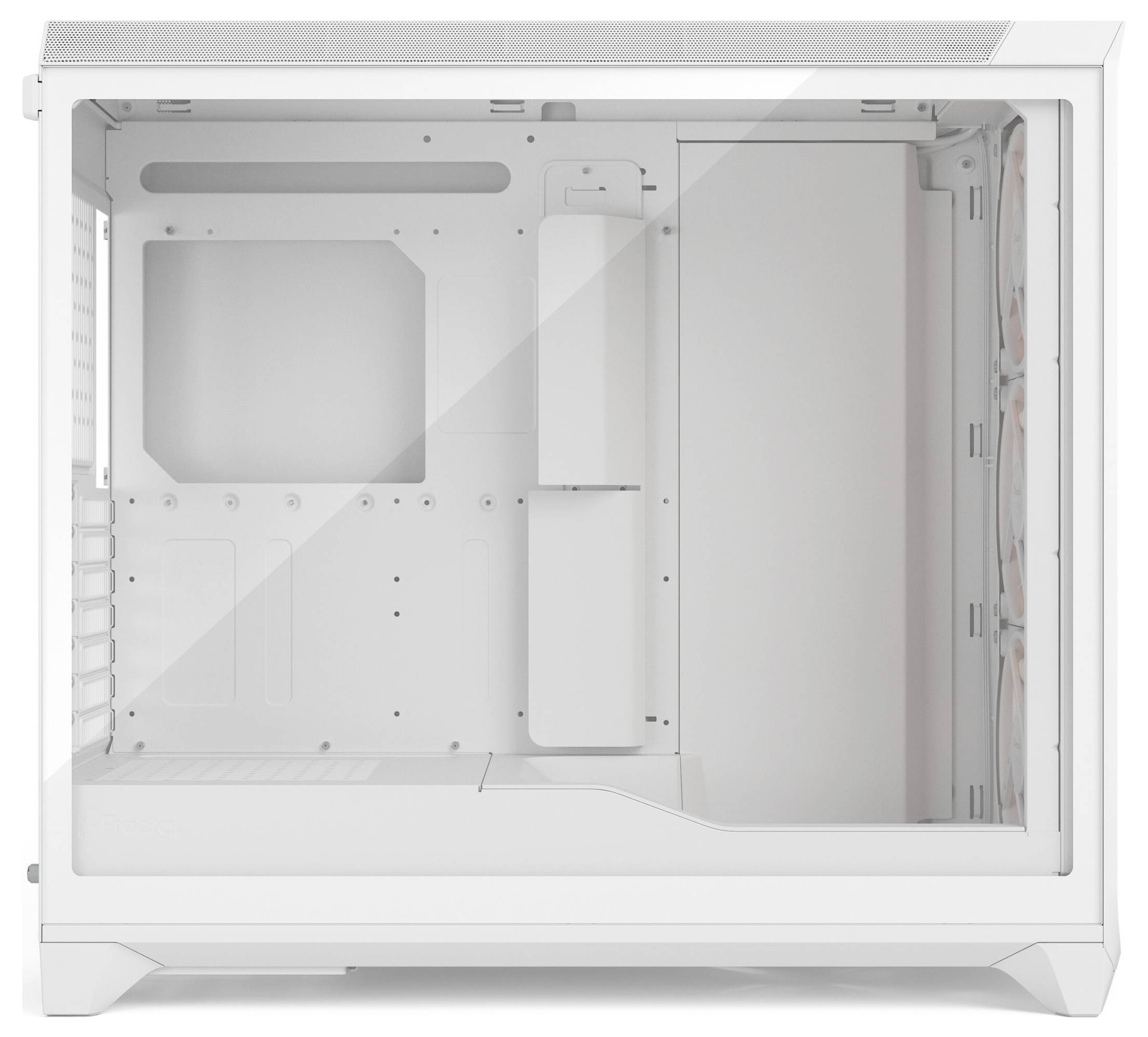 Fractal Design FD-C-MES3X-06 Full Tower PC-Gehäuse Weiß Staubfilter, Seitenfenster-7