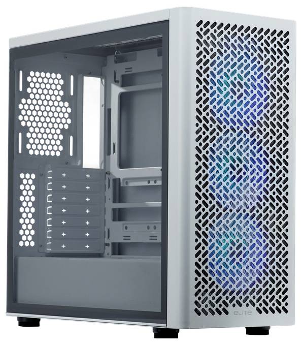 Cooler Master E502-WGNN-S00 Midi-Tower PC-Gehäuse Weiß-0
