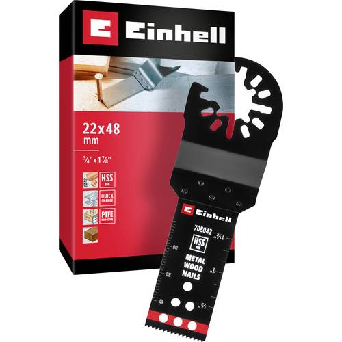Thumbnail - Einhell 708042 Tauchsägeblatt BIM Met, 22mm Bimetall Multifunktionswerkzeug-Zubehör-Set 22 mm 1 St.
