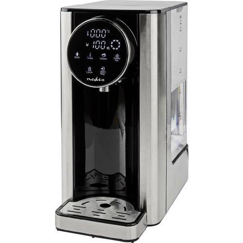 Nedis KAWD310FBK Heißwasserspender Überhitzungsschutz Aluminium, Schwarz Fassungsvermögen: 2.7 l