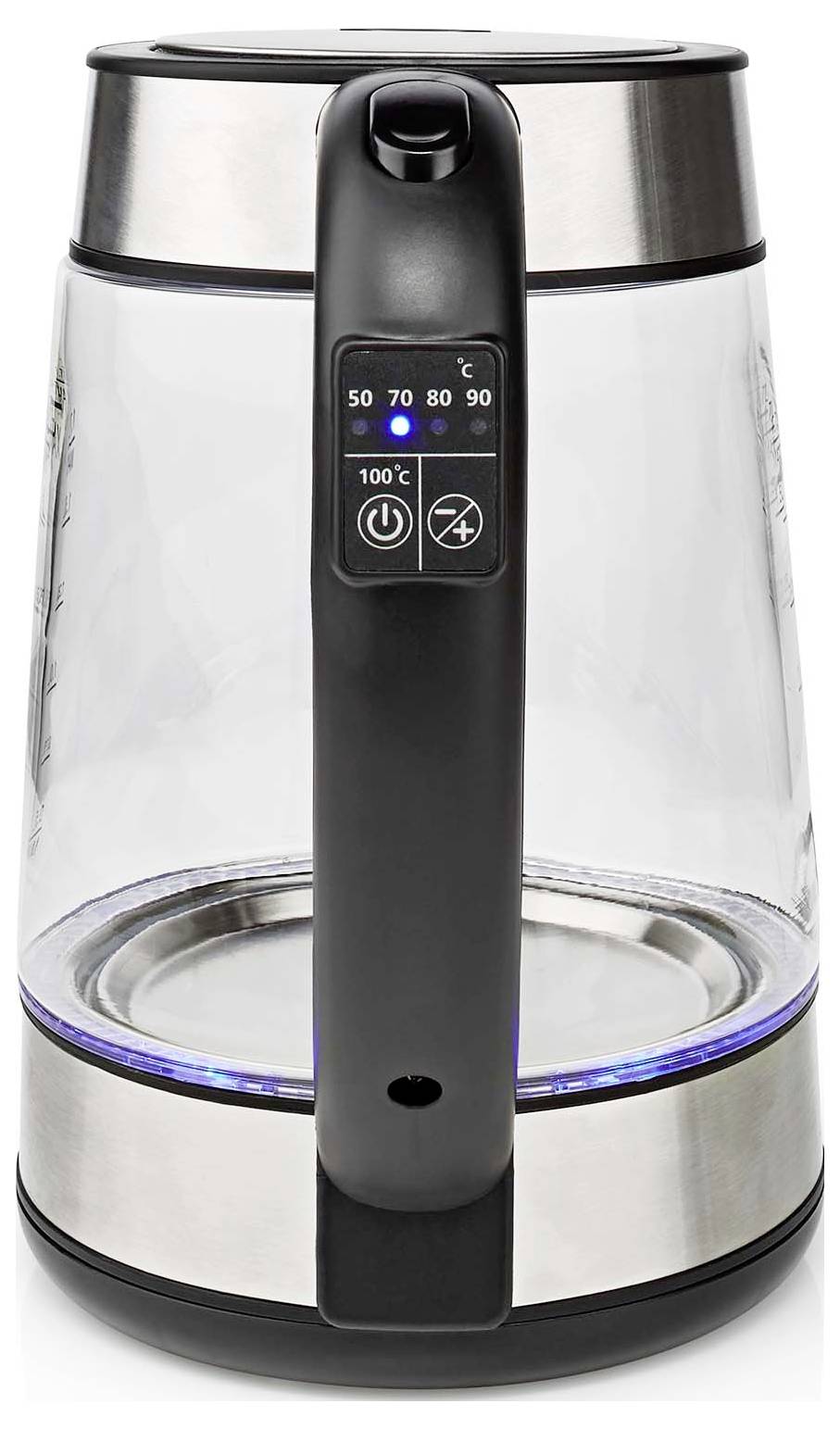 Nedis KAWK320EGS Wasserkocher Silber, Transparent Fassungsvermögen: 1.7 l-2