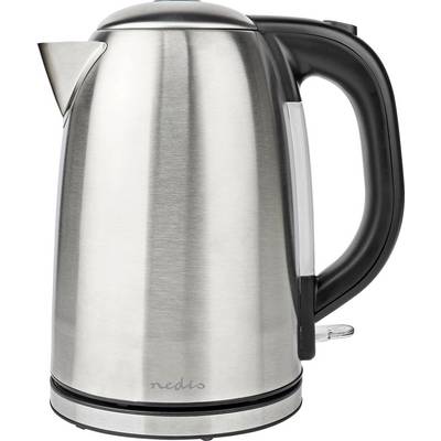 Nedis KAWK350EAL Wasserkocher Silber, Schwarz Fassungsvermögen: 1.7 l-0