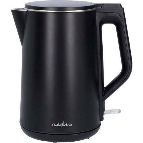 Nedis KAWK361EBK Wasserkocher Kontrollleuchte Schwarz Fassungsvermögen: 1.5 l