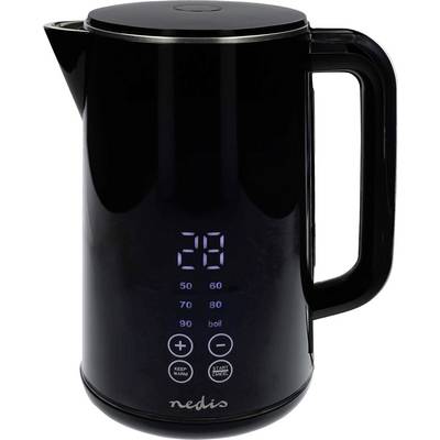 Nedis KAWK362EBK Wasserkocher Kontrollleuchte Schwarz Fassungsvermögen: 1.7 l-0