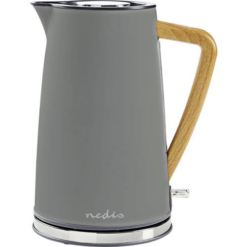 Nedis KAWK510EGY Wasserkocher Kontrollleuchte Grau Fassungsvermögen: 1.7 l