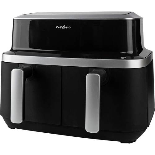 Nedis KAAF320BK Heißluft-Fritteuse 8.4 l 2600 W Timerfunktion, Überhitzungsschutz, BPA-frei Schwarz
