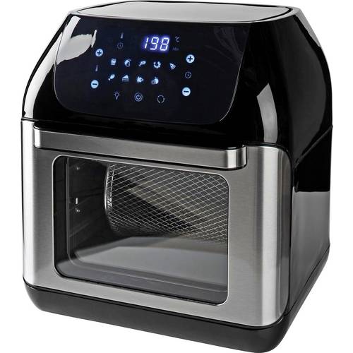 Thumbnail - Nedis KAAFO300EBK Heißluft-Fritteuse 12 l Kontrollleuchte, Timerfunktion, mit Display, Überhitzungsschutz, BPA-frei Schw...