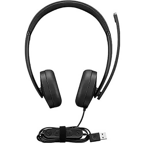 Lenovo 4XD1P83425 On Ear Headset Bluetooth®, Kabellos, kabelgebunden Stereo Schwarz Lautstärkeregelung