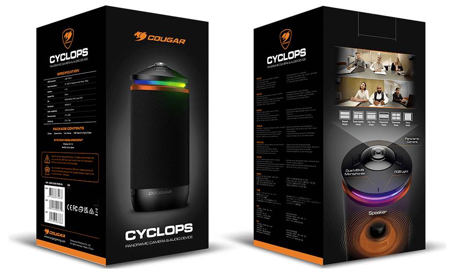 Cougar CGR-CAM3-RWB-01 Webcam-6