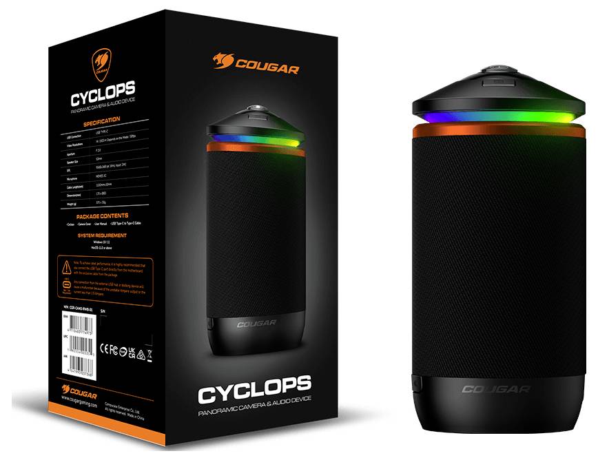 Cougar CGR-CAM3-RWB-01 Webcam-7