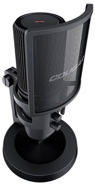 Cougar CGR-U163RGB-500MK Stand Studiomikrofon Übertragungsart (Details):Kabelgebunden USB Kabelgebunden Schwarz-6