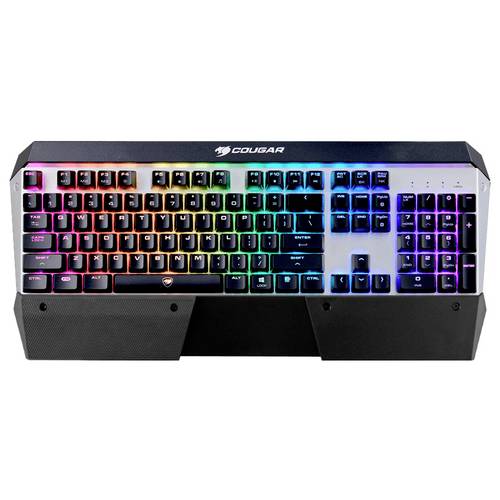 Thumbnail - Cougar CGR-WM4MB-ATR Kabelgebunden Tastatur Deutsch, QWERTZ Schwarz, Silber