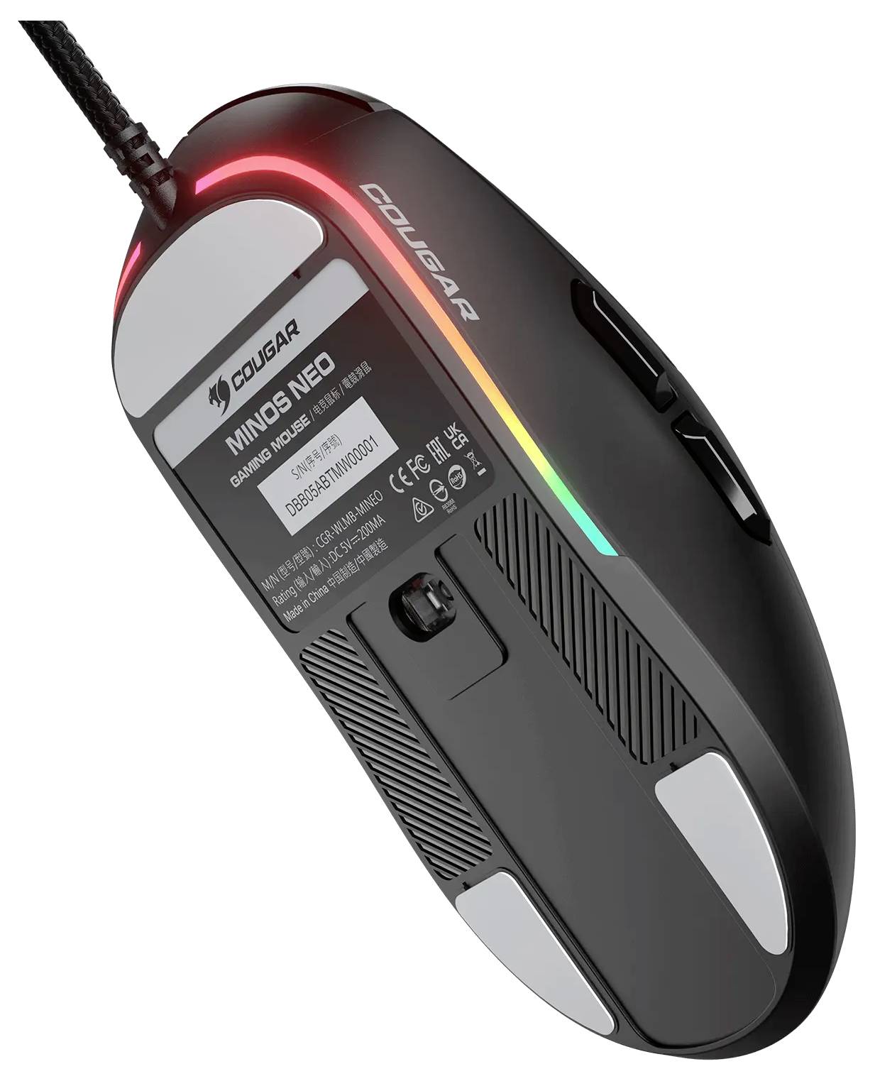 Cougar CGR-WLMB-MINEO Gaming-Maus Kabelgebunden Optisch Schwarz 6 Tasten 6200 dpi-5