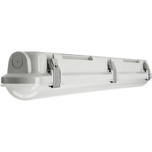 Deko Light Tri Proof Basic LED-Feuchtraum-Wannenleuchte LED 10 W Neutralweiß Lichtgrau (RAL 7035)