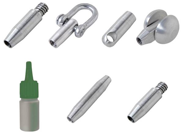 Anfangsbirne mit Schäkel 52055323 Klauke 1 St.