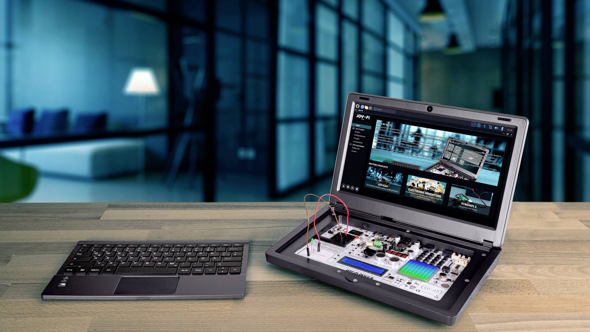 Joy-it JP-Notebook-Pi5 inkl. Aufbewahrungskoffer, inkl. Netzteil-24