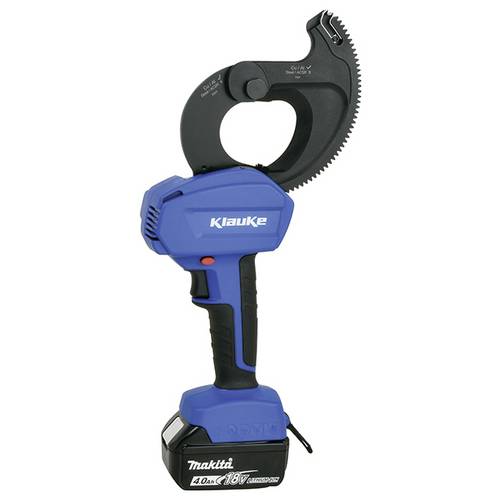 Klauke EMS55CU Ratschen-Kabelschneider Geeignet für (Abisoliertechnik) Alu- und Kupferkabel, ein- und mehrdrähtig 50 mm