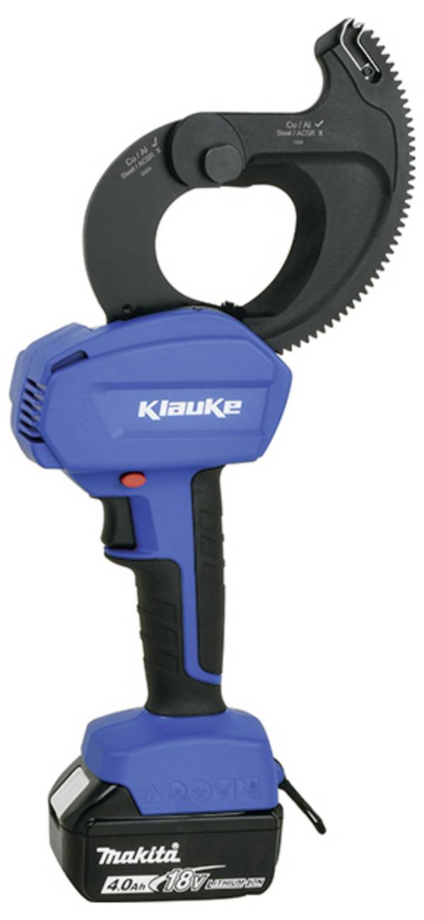Klauke EMS55CU EMS55CU Ratschen-Kabelschneider Geeignet für (Abisoliertechnik) Alu- und Kupferkabel, ein- und mehrdrähtig 50 mm