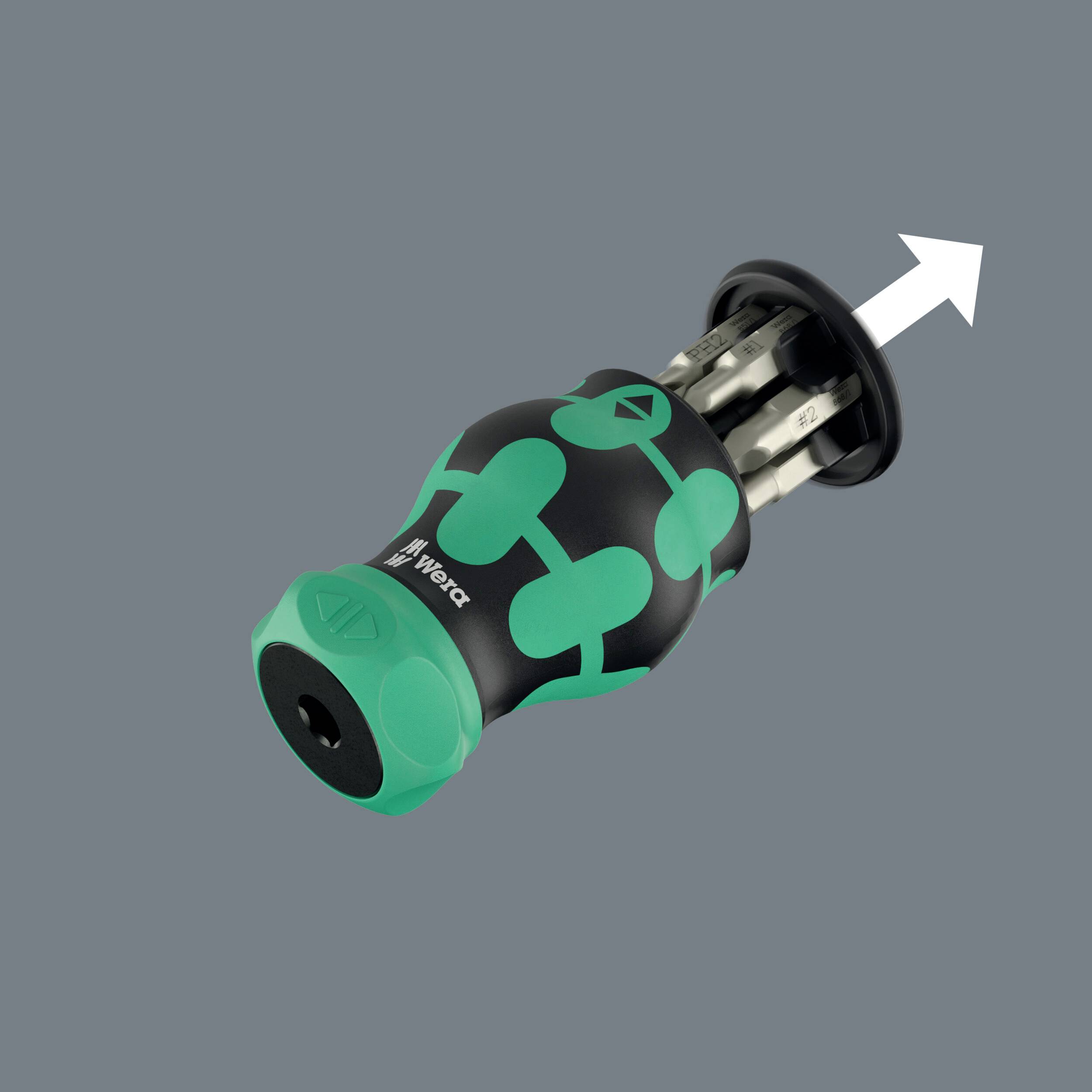 Wera Kompakt Stubby Magazin RA 4 2025 Universal Magazin-Schraubendreher-5
