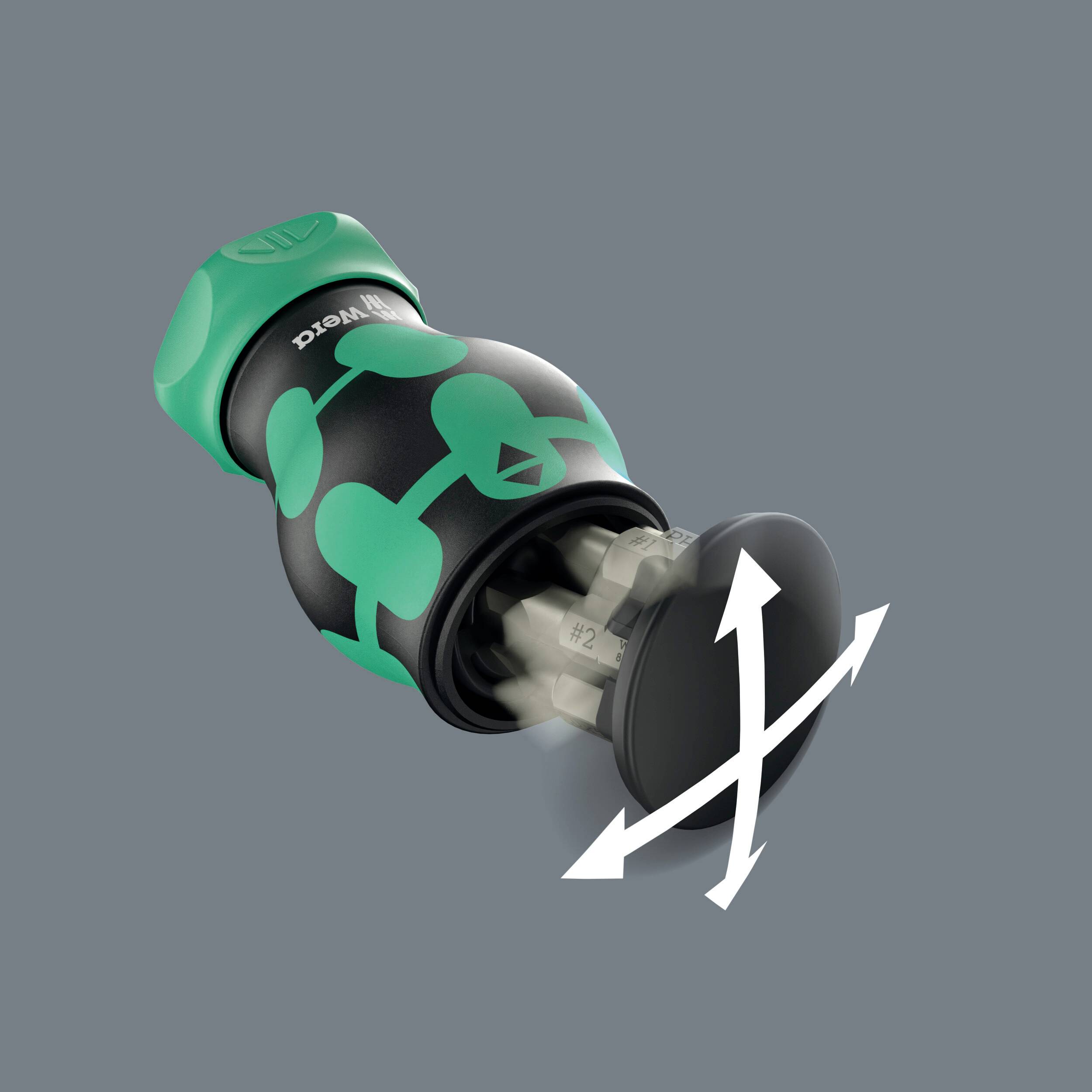 Wera Kompakt Stubby Magazin RA 4 2025 Universal Magazin-Schraubendreher-6