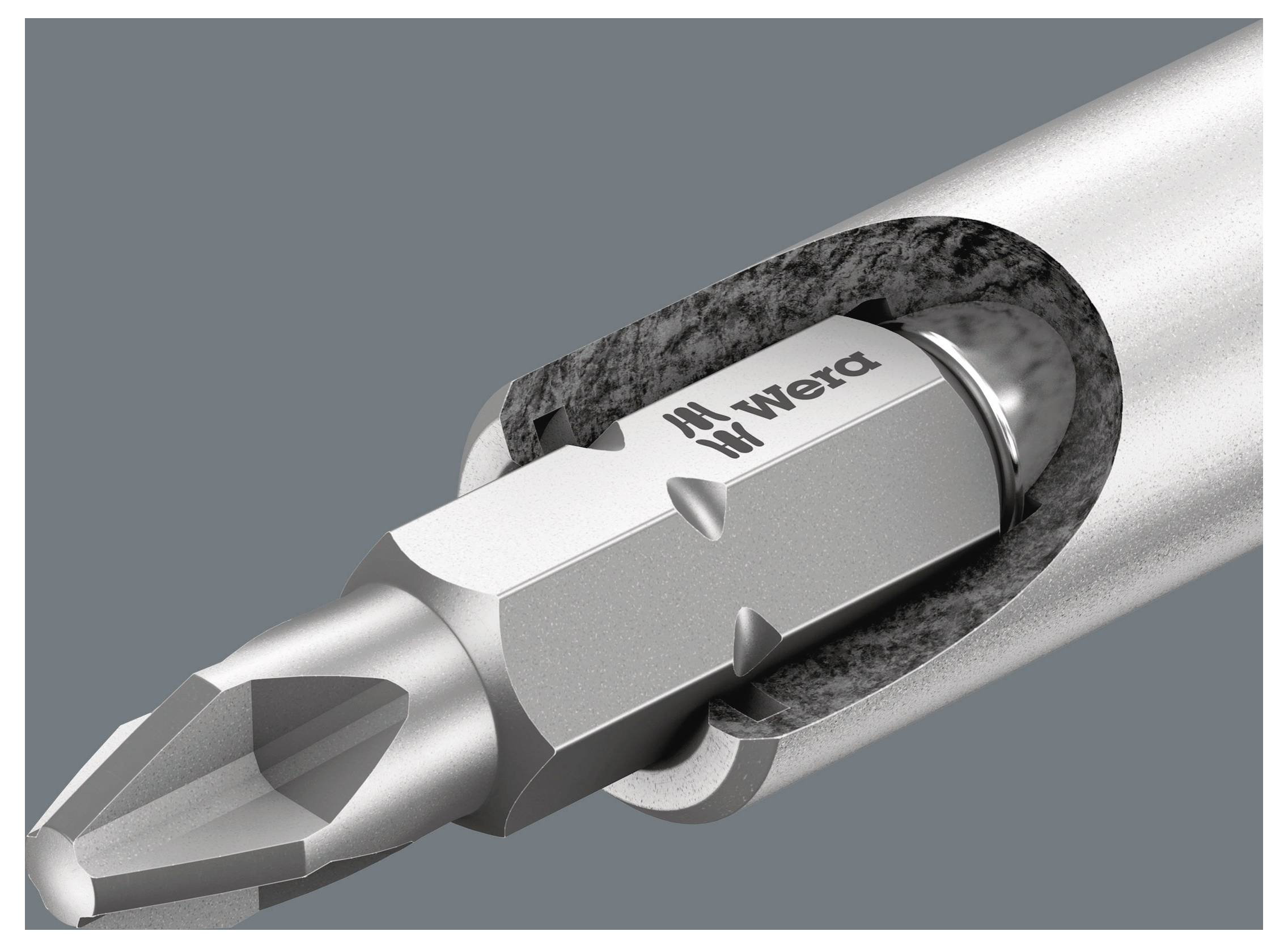 Wera Kompakt 27 RA 1 Werkstatt Bit-Set 1/4" (6.3 mm)-4