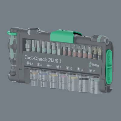 Wera Tool-Check PLUS 1 05049055001 Bit-Set 39teilig Schlitz, Kreuzschlitz Phillips, Kreuzschlitz Pozidriv, Innen-Sechska-2