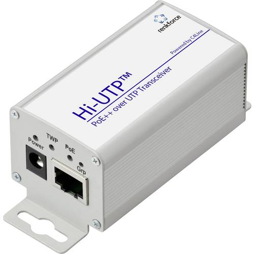 Renkforce RF-6861942 PoE++ over UTP Transceiver Patchkabel Reichweite (max.): 400 m 1 St. 100 MBit/s mit PoE-Funktion