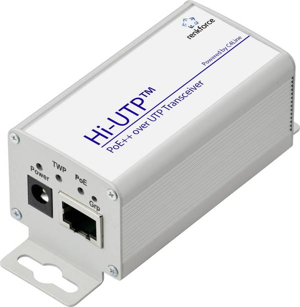 Renkforce RF-6861942 PoE++ over UTP Transceiver Patchkabel Reichweite (max.): 400 m 1 St. 100 MBit/s mit PoE-Funktion