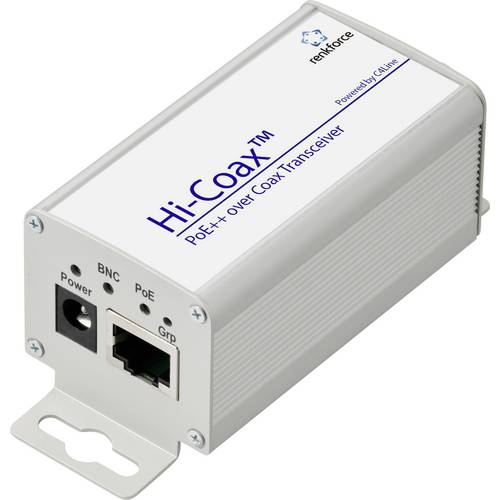 Renkforce RF-6861944 PoE++ over Coax Transceiver Koax Reichweite (max.): 300 m 1 St. 100 MBit/s mit PoE-Funktion