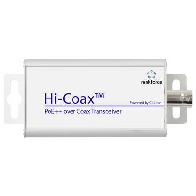 Hi-Coax PoE++ Koaxial-Transceiver von renkforce, Powered by C4Line