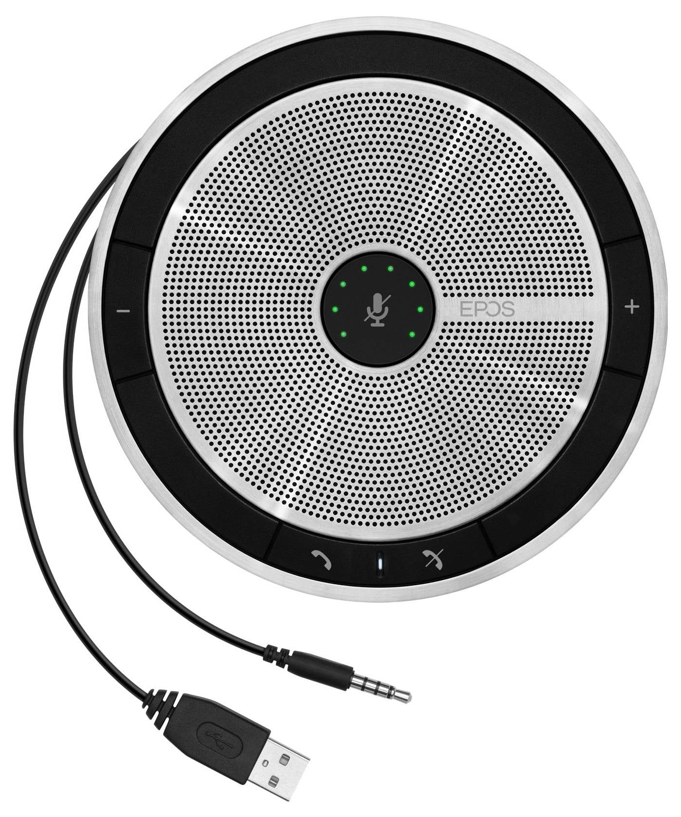 EPOS EXPAND 20 Konferenzlautsprecher USB-A (USB 2.0), Klinke Silber, Schwarz-1