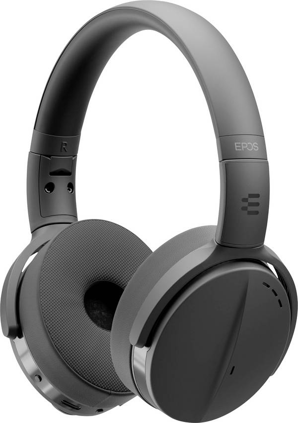 EPOS ADAPT 561 II  On Ear Headset Kabellos, Bluetooth® Stereo Schwarz Noise Cancelling, Mikrofon-Rauschunterdrückung Headset, Lautstärkeregelung Telefon