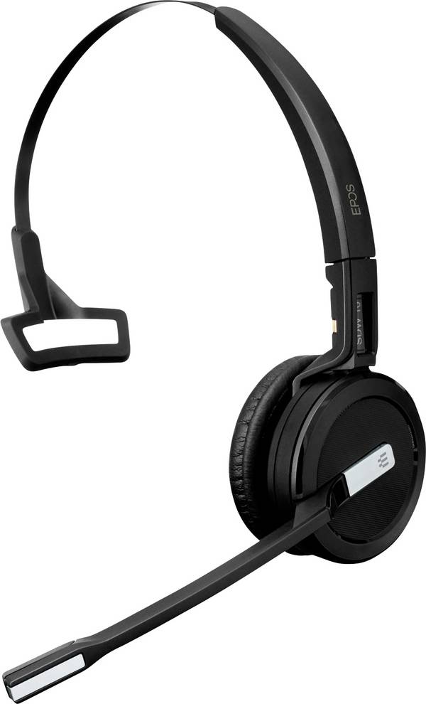 EPOS IMPACT SDW 5016  On Ear Headset Kabellos, DECT Mono Schwarz Noise Cancelling, Mikrofon-Rauschunterdrückung  Telefon