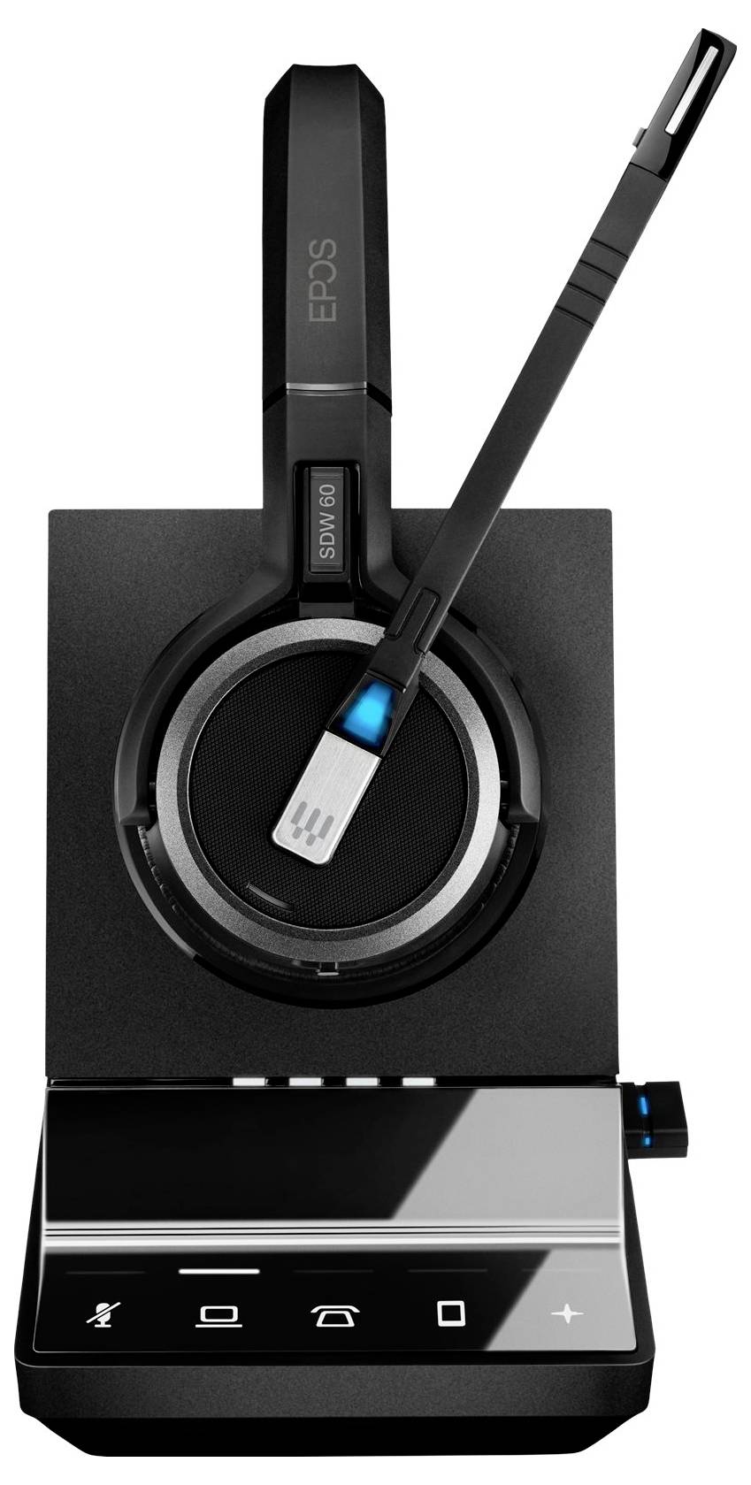 EPOS IMPACT SDW 5066 On Ear Headset Kabellos, DECT Stereo Noise Cancelling, Mikrofon-Rauschunterdrückung Telefon-6