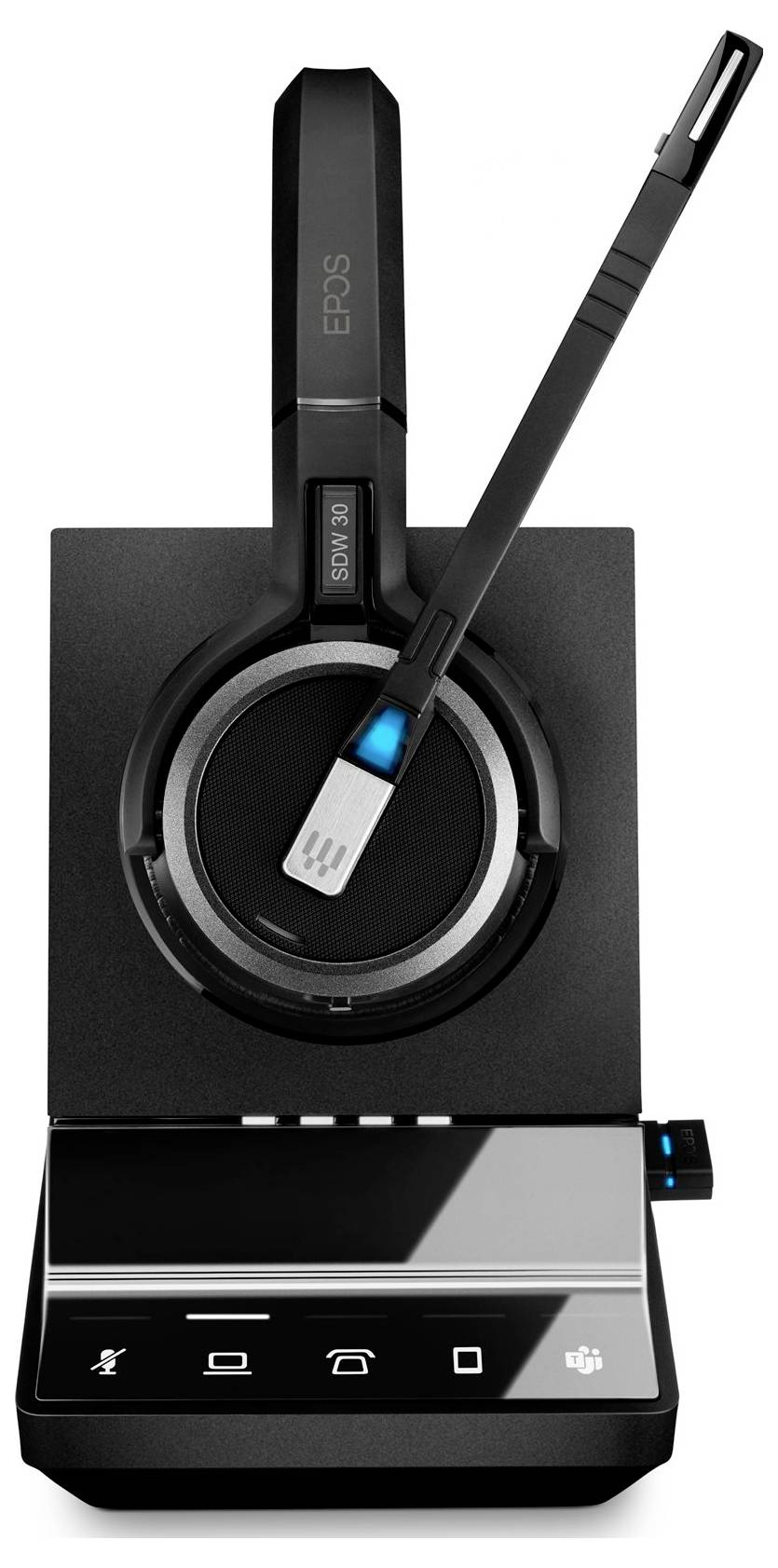 EPOS IMPACT SDW 5036T On Ear Headset Kabellos, DECT Mono Noise Cancelling, Mikrofon-Rauschunterdrückung Telefon-2