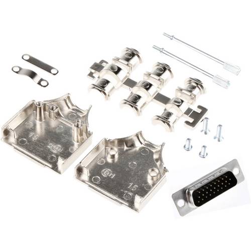 Thumbnail - MH Connectors MHDM15-HD26MS-K D-SUB Buchsenleisten-Set 180 ° Polzahl: 15 Lötkelch 1 St.