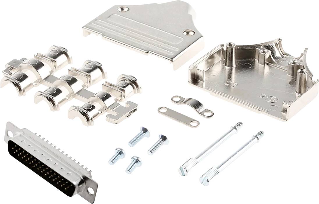 MH Connectors MHDM25-HD44MS-K D-SUB Buchsenleisten-Set 180 ° Polzahl: 25 Lötkelch 1 St.-0