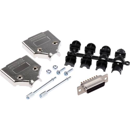 Thumbnail - MH Connectors MHDTPK15-DM15S-K D-SUB Buchsenleisten-Set 180 ° Polzahl: 15 Lötkelch 1 St.