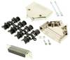 MH Connectors MHDTPK25-DM25S-K D-SUB Buchsenleisten-Set 180 ° Polzahl: 25 Lötkelch 1 St.