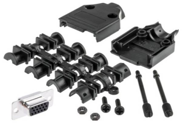 MH Connectors  MHDTPPK9HD15FSK D-SUB Buchsenleisten-Set 180 ° Polzahl: 9 Lötkelch 1 St.