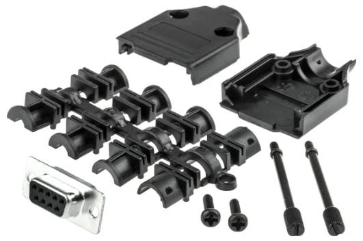 MH Connectors MHDTPPK9-DB9S-K D-SUB Buchsenleisten-Set 180 ° Polzahl: 9 Lötkelch 1 St.-0